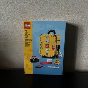 Yellow Travel Suitcase Lego